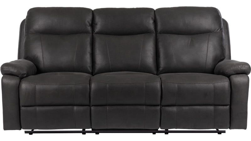 Norvian reclinersofa 3-seter elektrisk - Svart - Møbler - Sofaer - Reclinersofaer