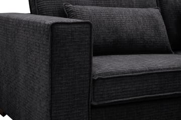 Nova 4-seters Høyrevendt L-formet Sjeselongsofa i Manchester - Grå - Møbler - Sofaer - Sofa med sjeselong