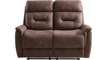 Novira 2-seters reclinersofa elektrisk - Brun - Møbler - Sofaer - Skinnsofaer