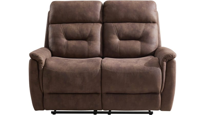 Novira 2-seters reclinersofa elektrisk - Brun - Møbler - Sofaer - Skinnsofaer