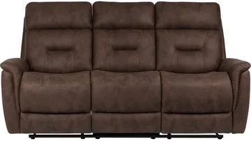 Novira 3-seters reclinersofa elektrisk - Brun - Møbler - Sofaer - Sofa 3 seter
