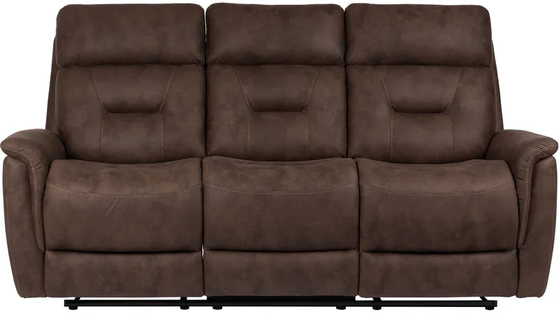 Novira 3-seters reclinersofa elektrisk - Brun - Møbler - Sofaer - Sofa 3 seter