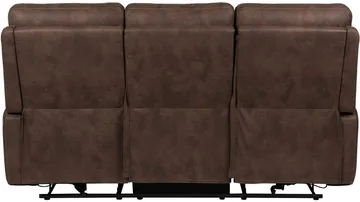 Novira 3-seters reclinersofa elektrisk - Brun - Møbler - Sofaer - Sofa 3 seter