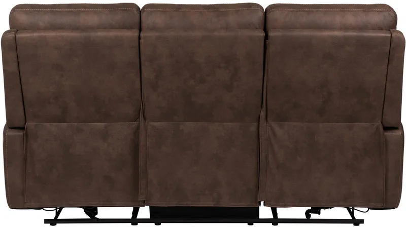 Novira 3-seters reclinersofa elektrisk - Brun - Møbler - Sofaer - Sofa 3 seter