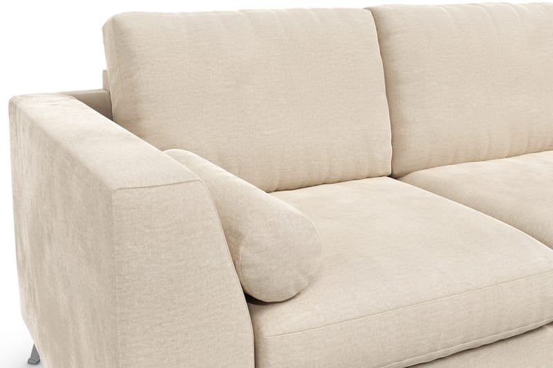 Ocean Lyx 3-seters Fløyelssofa - Beige - Møbler - Sofaer - Fløyel sofaer