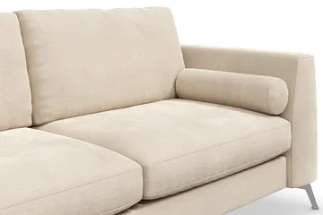Ocean Lyx 3-seters Fløyelssofa - Beige - Møbler - Sofaer - Fløyel sofaer
