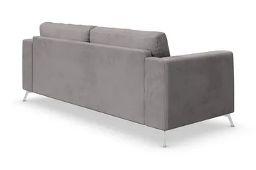Ocean Lyx 3-seters Manchestersofa - Mørk grå - Møbler - Sofaer - Sofa 3 seter