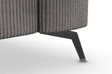 Ocean Lyx 3-seters Manchestersofa - Mørk grå - Møbler - Sofaer - Sofa 3 seter