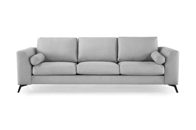 Ocean Lyx 3-seters Stoffsofa - Grå - Møbler - Sofaer - 4 seter sofa