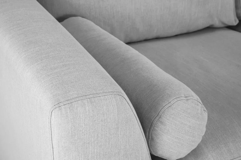 Ocean Lyx 3-seters Stoffsofa - Grå - Møbler - Sofaer - 4 seter sofa