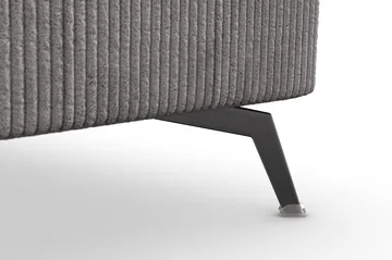 Ocean Lyx 5-seters Vendbar L-formet Hjørnesofa i Manchester - Mørk grå - Møbler - Sofaer - Hjørnesofa