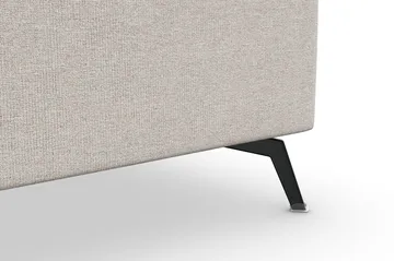 Ocean Lyx 5-seters Vendbar L-formet Hjørnesofa i Stoff - Beige - Møbler - Sofaer - Hjørnesofa