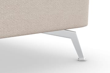 Ocean Lyx 5-seters Vendbar L-formet Hjørnesofa i Stoff - Beige - Møbler - Sofaer - Hjørnesofa