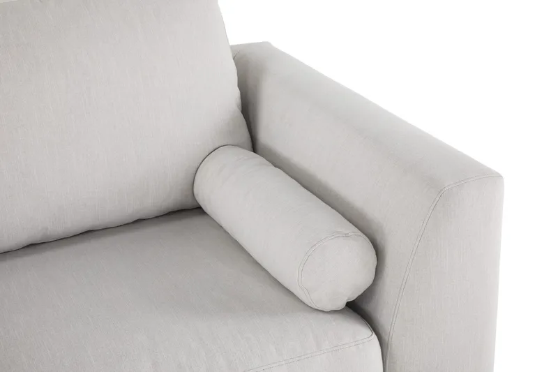 Ocean Lyx 5-seters Vendbar L-formet Hjørnesofa i Stoff - Lys grå - Møbler - Sofaer - Hjørnesofa