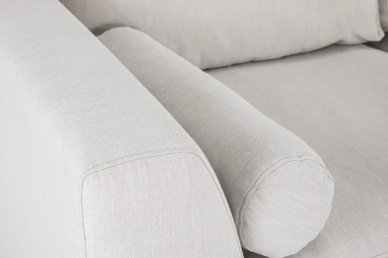 Ocean Lyx 5-seters Vendbar L-formet Hjørnesofa i Stoff - Lys grå - Møbler - Sofaer - Hjørnesofa