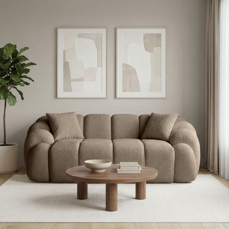 Octavio 2-seters sofa 199x70x80 cm - Brun - Møbler - Sofaer - 2 seter sofa