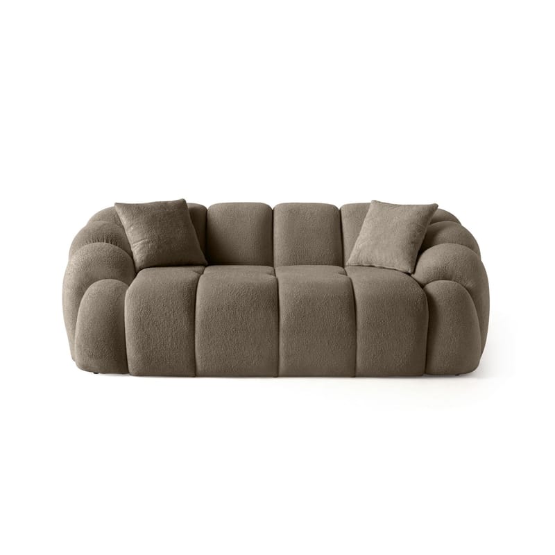 Octavio 2-seters sofa 199x70x80 cm, Brun