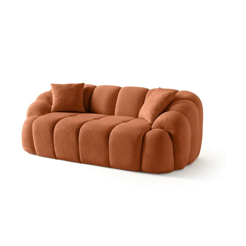 Octavio 2-seters sofa 199x70x80 cm - Flis rød - Møbler - Sofaer - 2 seter sofa