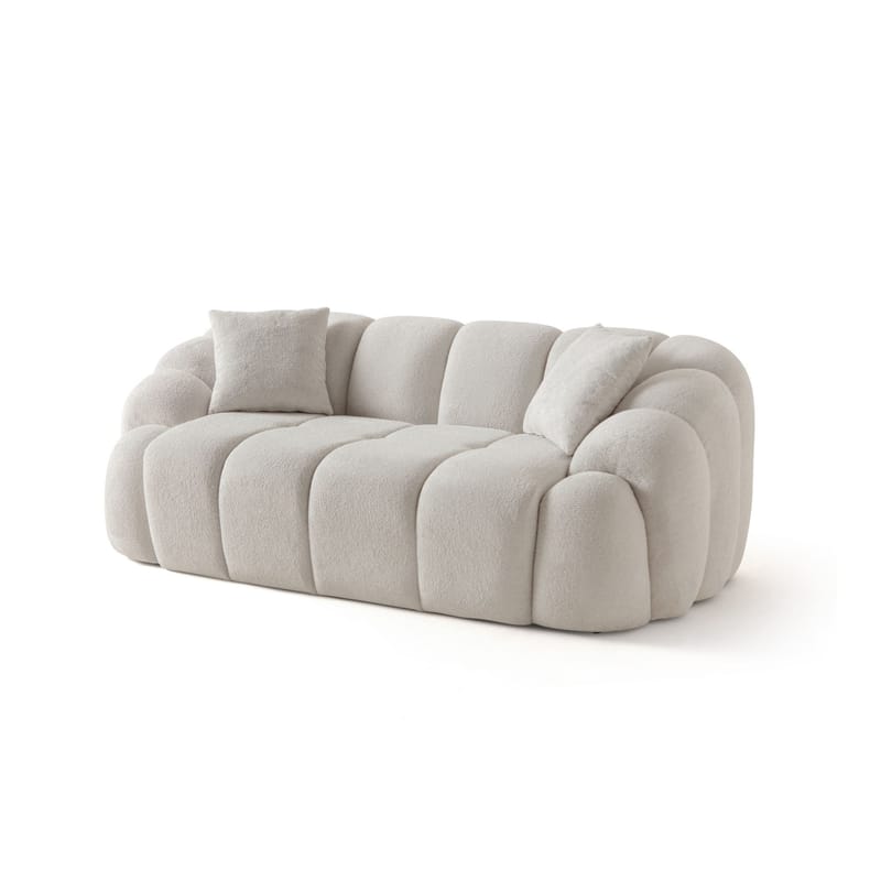 Octavio 2-seters sofa 199x70x80 cm - Hvit - Møbler - Sofaer - 2 seter sofa