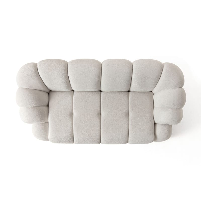 Octavio 2-seters sofa 199x70x80 cm - Hvit - Møbler - Sofaer - 2 seter sofa