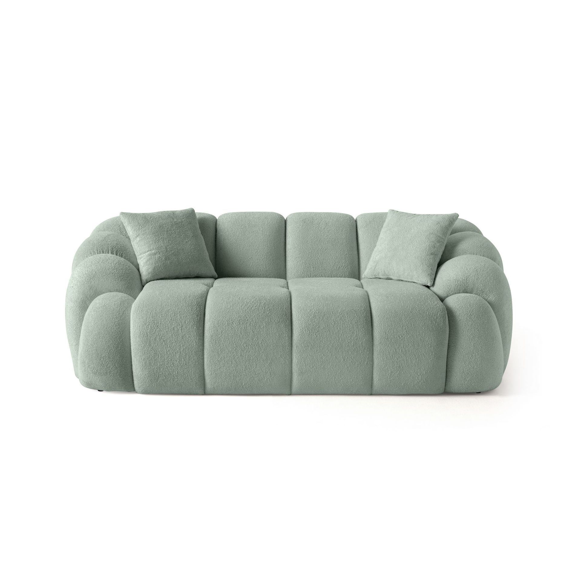 Octavio 2-seters sofa 199x70x80 cm - Turkis