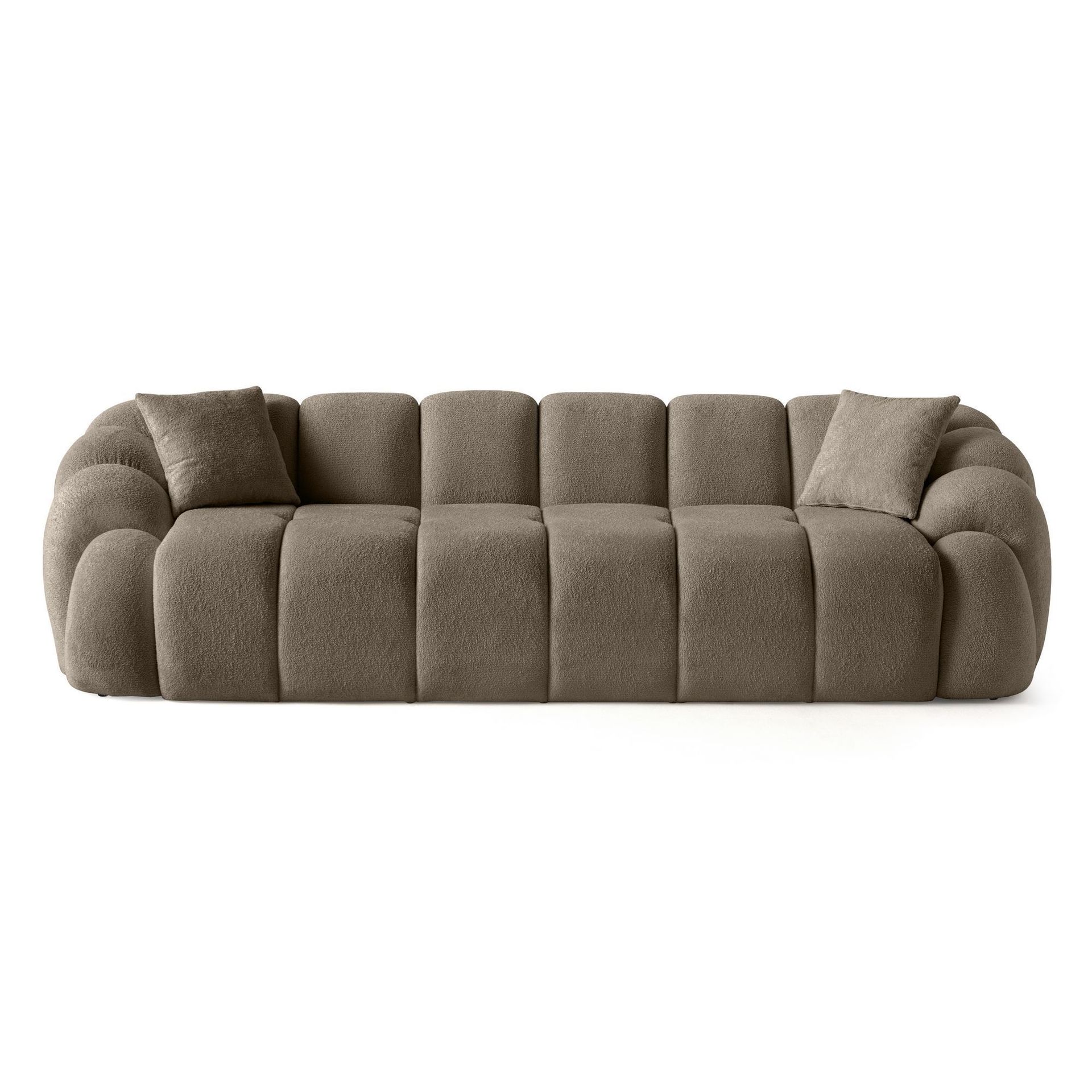 Octavio 4-seters sofa 268x70x80 cm - Brun