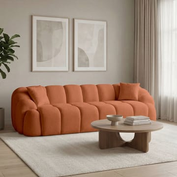 Octavio 4-seters sofa 268x70x80 cm - Flis rød - Møbler - Sofaer - 4 seter sofa