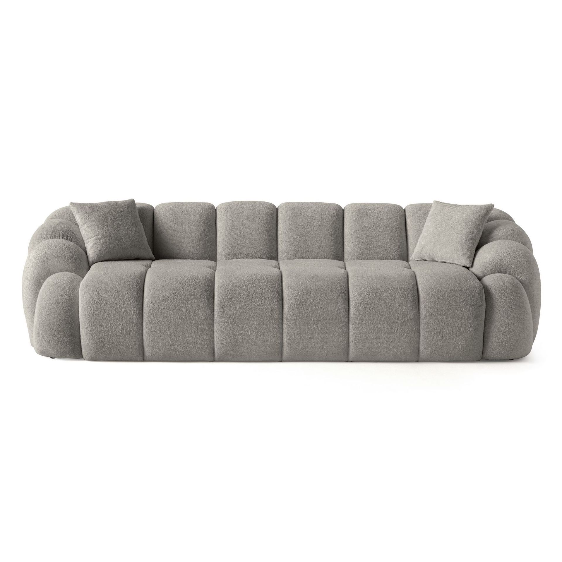 Octavio 4-seters sofa 268x70x80 cm - Grå