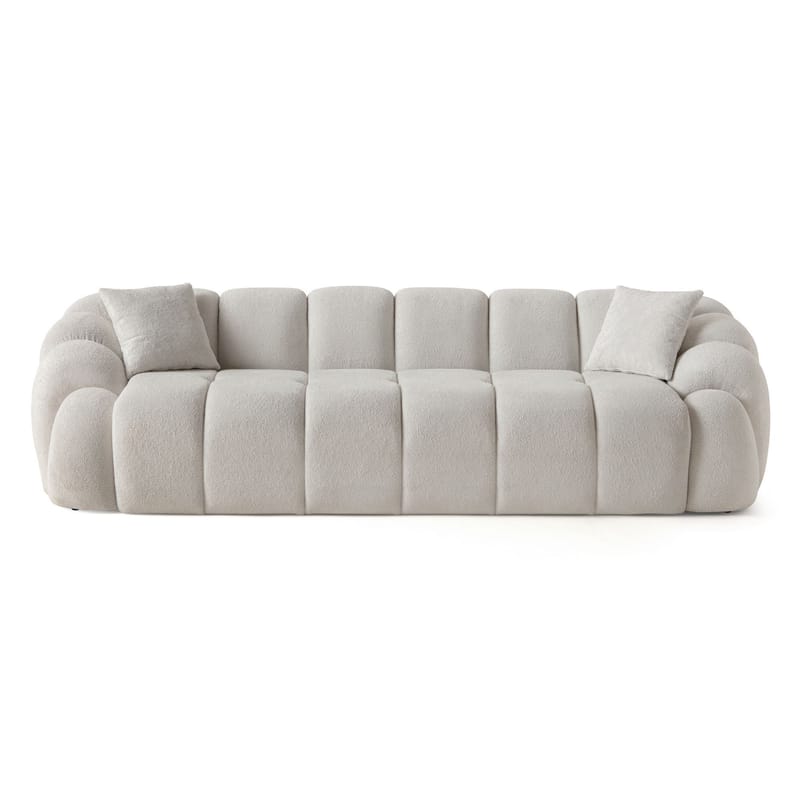 Octavio 4-seters sofa 268x70x80 cm, Hvit
