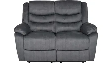 Olvani 2-seters reclinersofa i stoff, elektrisk - Grå - Møbler - Sofaer - Reclinersofaer - 2 seters kinosofa & reclinersofa