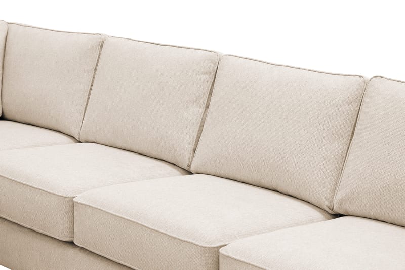 Optus 6-seters U-sofa med divan og sjeselong høyre - Beige - Møbler - Sofaer - U-sofa
