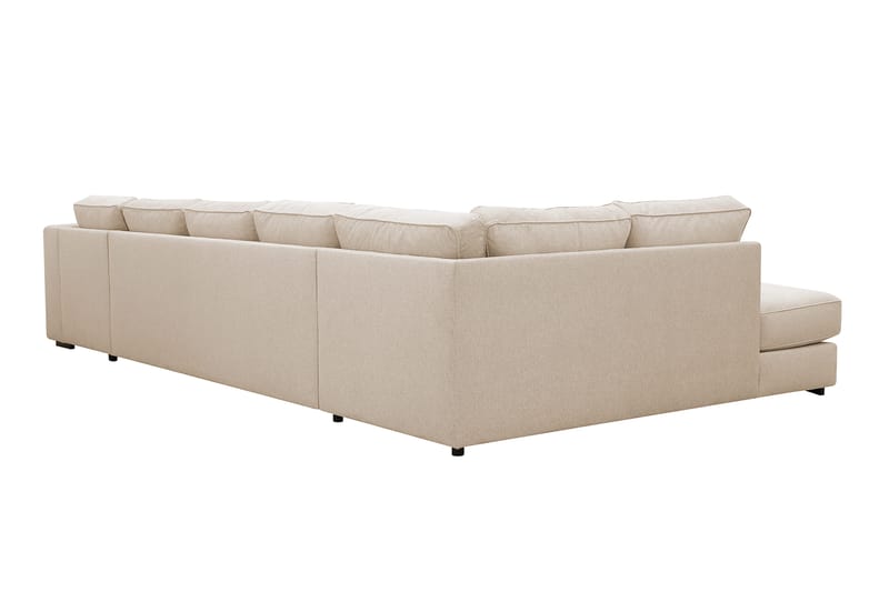 Optus 6-seters U-sofa med divan og sjeselong høyre - Beige - Møbler - Sofaer - U-sofa