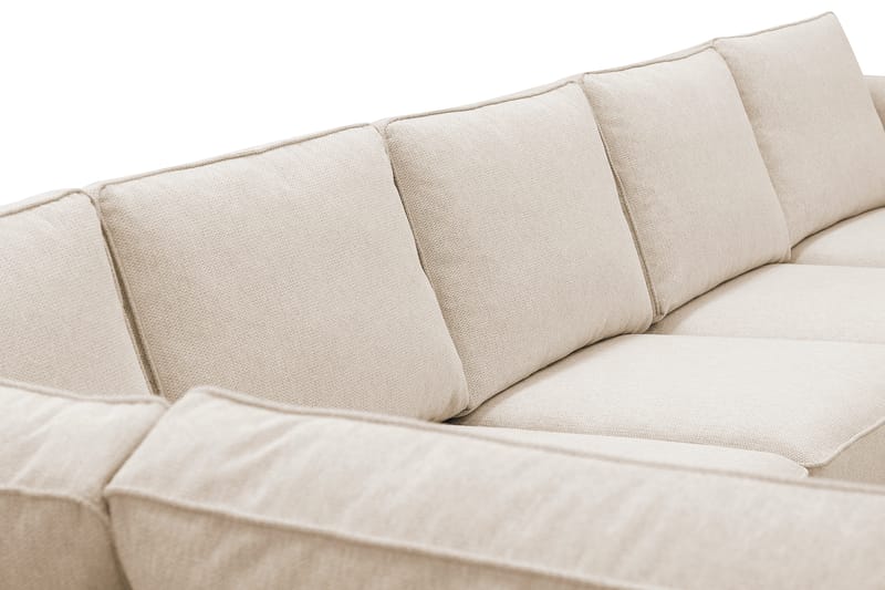 Optus 6-seters U-sofa med divan og sjeselong høyre - Beige - Møbler - Sofaer - U-sofa