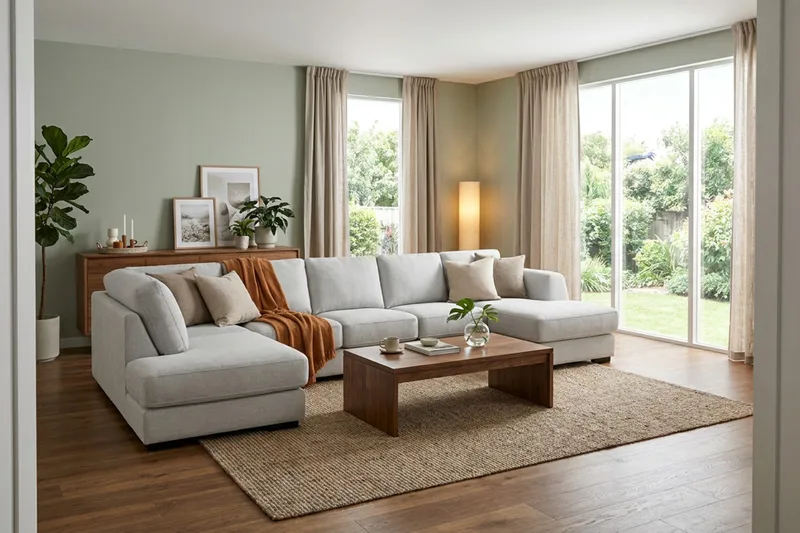 Optus 6-seters U-sofa med divan og sjeselong høyre - Lysegrå - Møbler - Sofaer - U-sofa