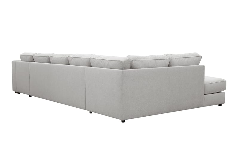 Optus 6-seters U-sofa med divan og sjeselong høyre - Lysegrå - Møbler - Sofaer - U-sofa
