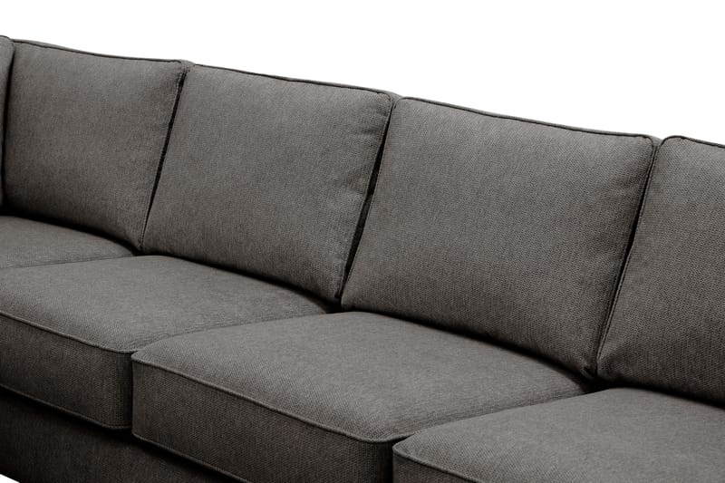 Optus 6-seters U-sofa med divan og sjeselong høyre - Mørkegrå - Møbler - Sofaer - U-sofa