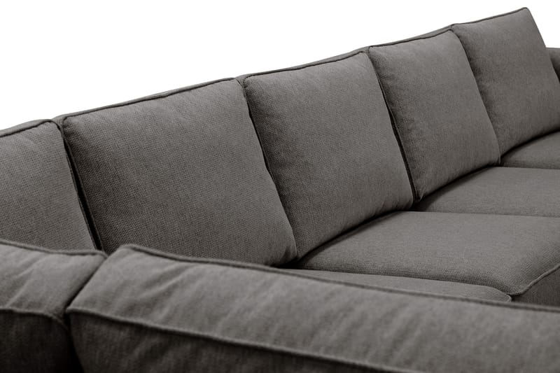 Optus 6-seters U-sofa med divan og sjeselong høyre - Mørkegrå - Møbler - Sofaer - U-sofa