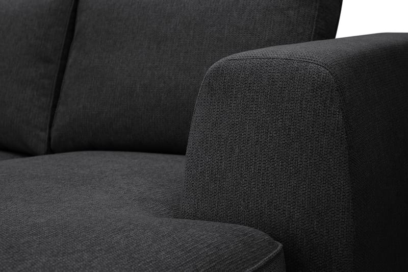 Optus 6-seters U-sofa med divan og sjeselong høyre - Svart - Møbler - Sofaer - U-sofa