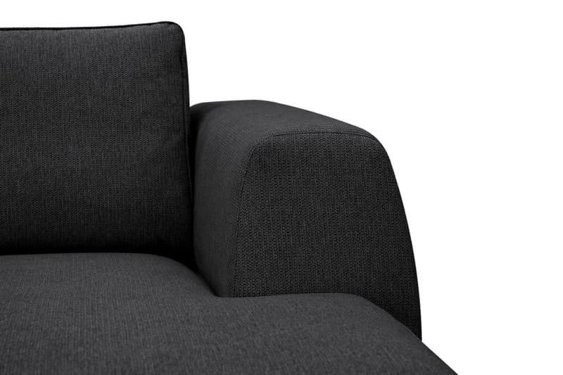 Optus 6-seters U-sofa med divan og sjeselong høyre - Svart - Møbler - Sofaer - U-sofa