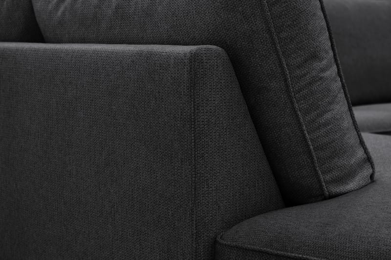 Optus 6-seters U-sofa med divan og sjeselong høyre - Svart - Møbler - Sofaer - U-sofa