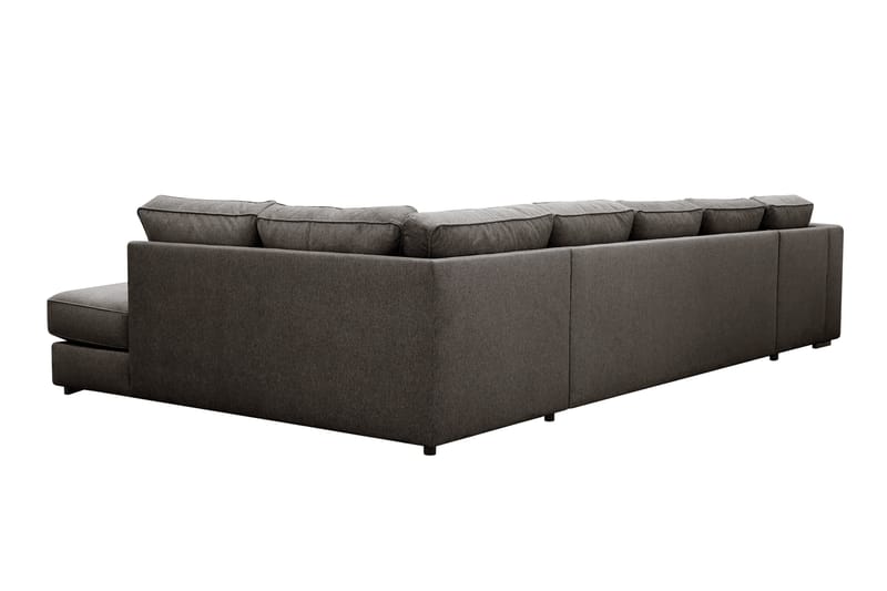 Optus 6-seters U-sofa med divan og sjeselong venstre - Mørkegrå - Møbler - Sofaer - U-sofa