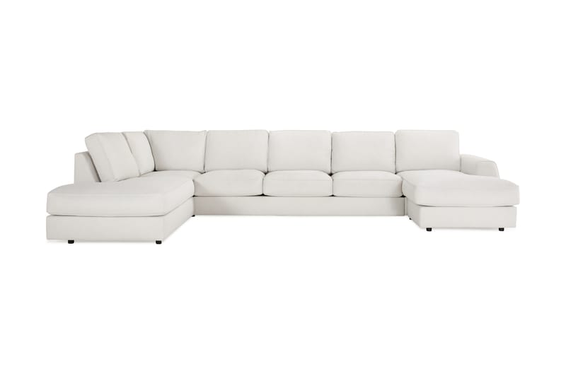Optus Lyx U-sofa med Divan Large Høyre - Linbeige - U-sofa