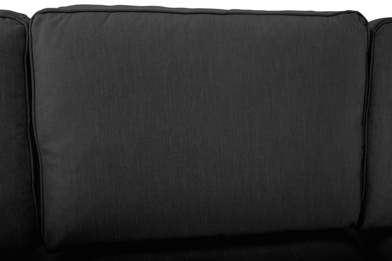 Optus Lyx U-sofa med Divan Large Høyre - Linsvart - U-sofa