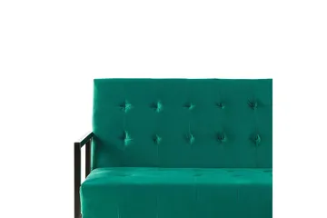 Ordsbo Sofa 3-seter - Gull/Grønn - Møbler - Sofaer - Fløyel sofaer