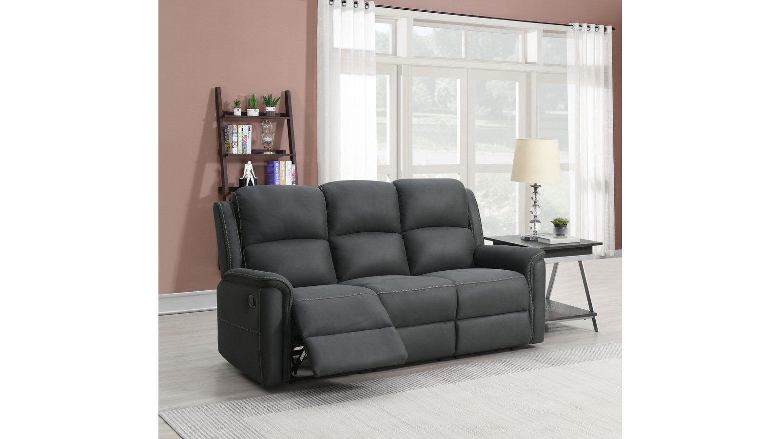 Orvella reclinersofa 3-seter - Grå