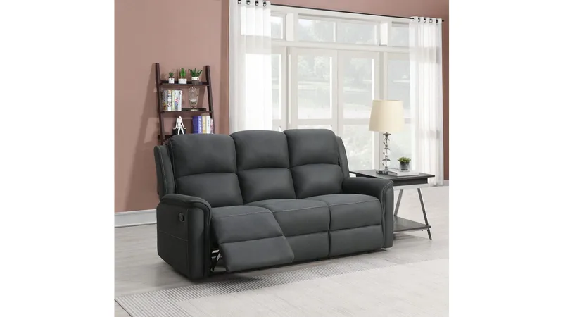 Orvella reclinersofa 3-seter, Grå