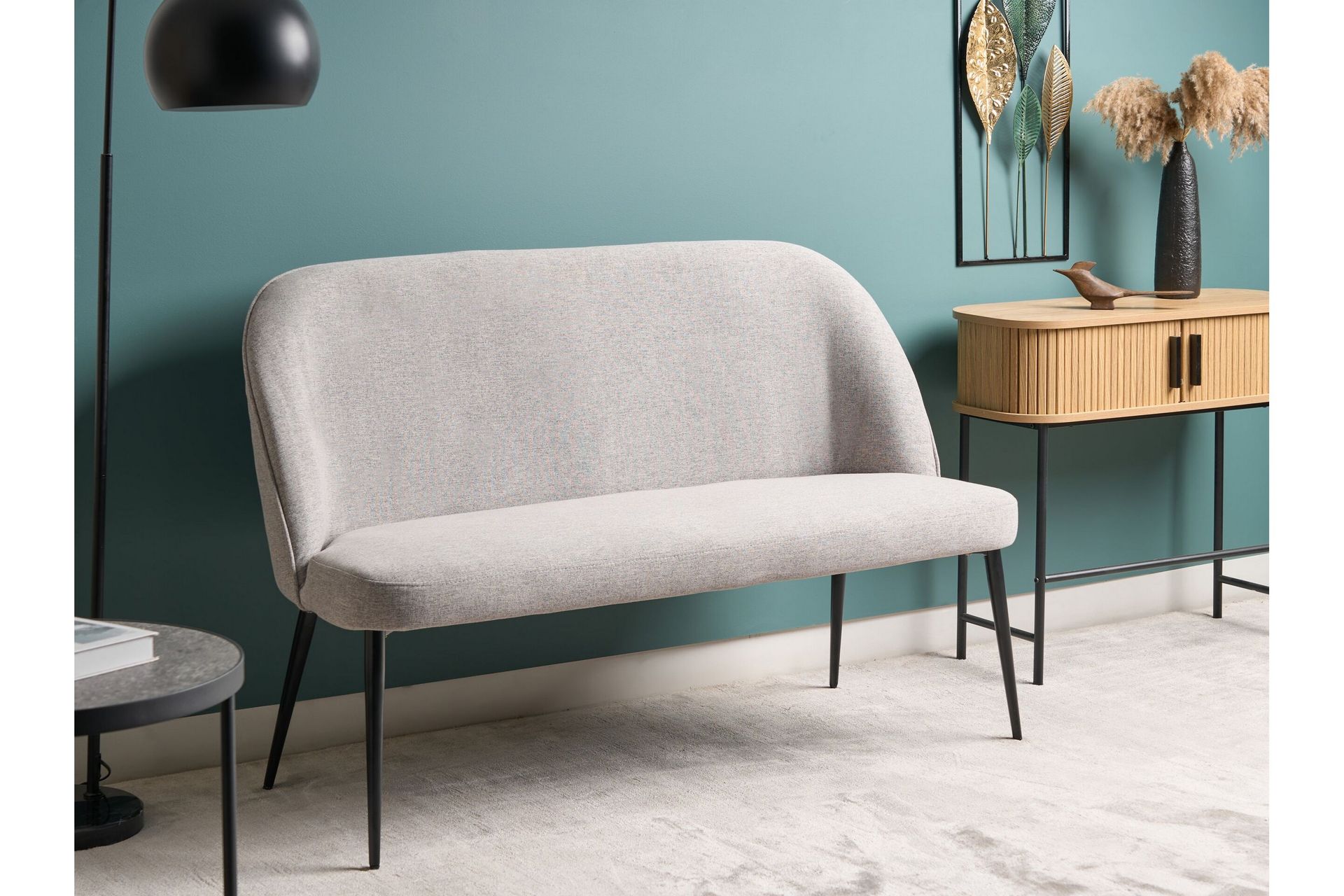 Osbyn Sofa 2-seter - Svart/Grå - Møbler - Sofaer - 2 seter sofa