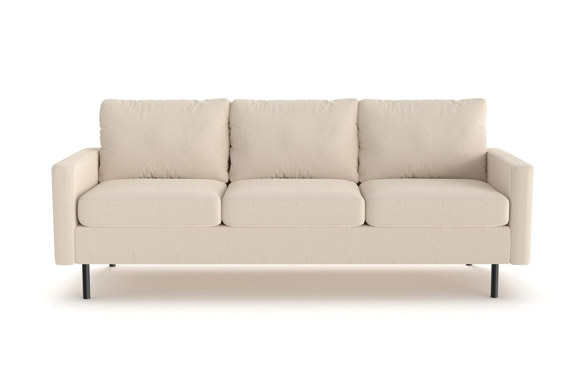 Peppe 3-seters Manchester Sofa 200 cm bred - Greige