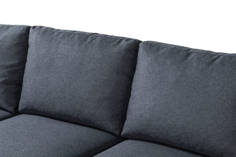 Peppe 4-seters Sofa med Sjeselong Venstre - Mørkegrå - Sofa med sjeselong - 4 seters sofa med divan