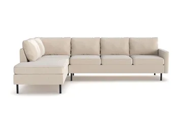 Peppe 4-seters Venstrevendt L-formet Sjeselongsofa i Manchester